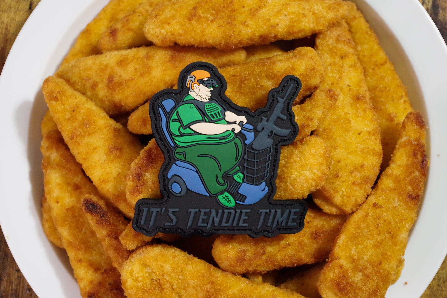 It's Tendie Time 3D pvc patch